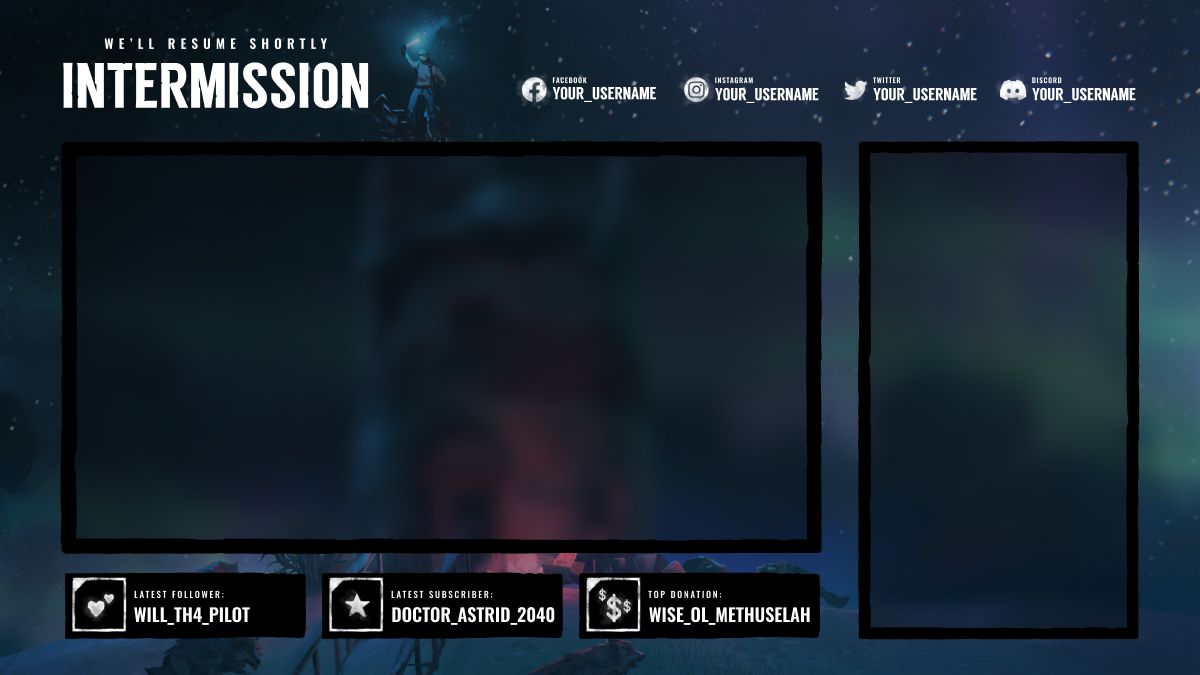 Intermission Webcam Overlay