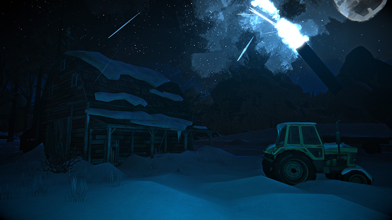 New threats mean you’ll need new tools to defend against them. The Blue Flare casts an unearthly glow on the landscape as you risk exploring at night.