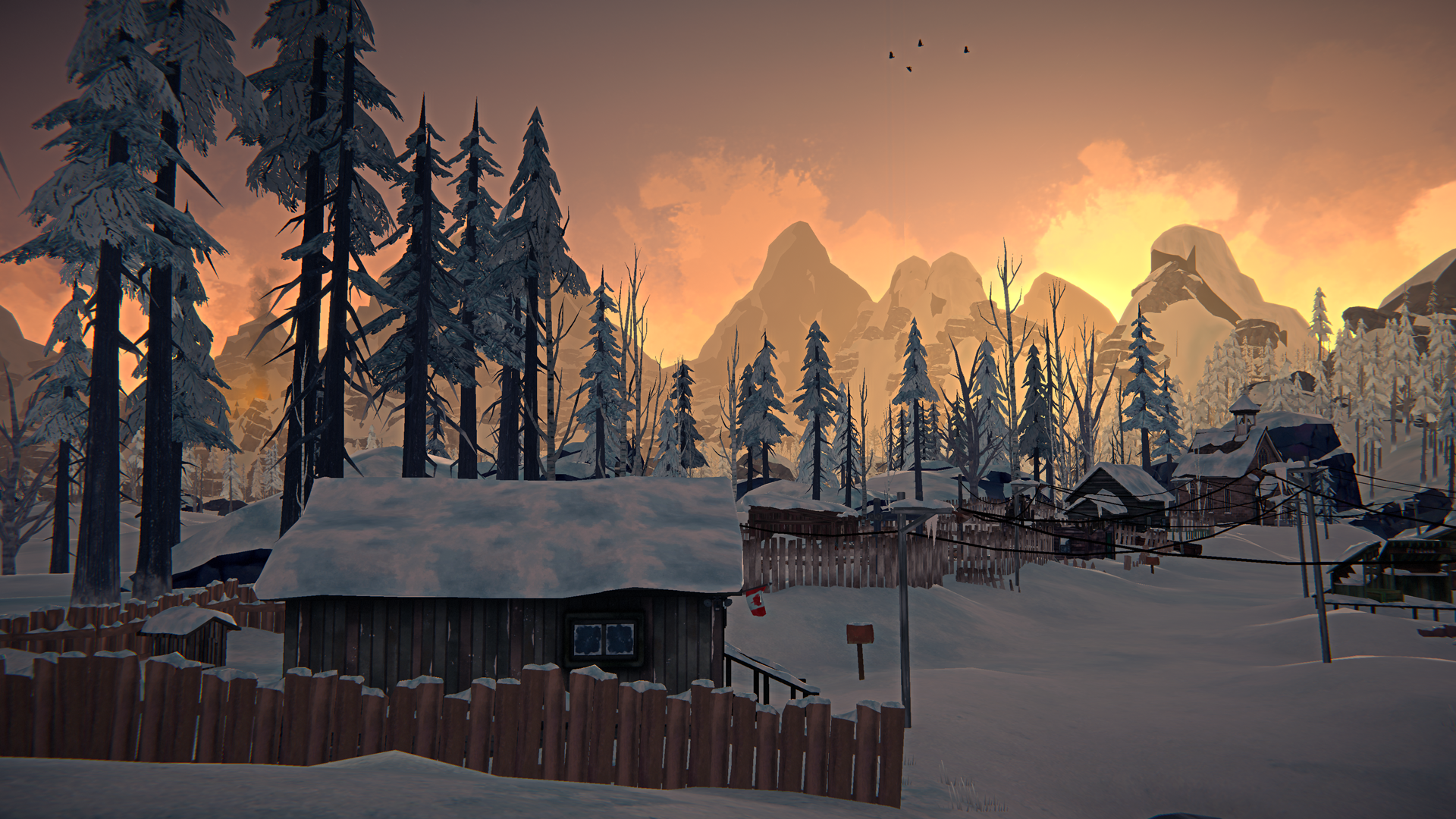 The Long Dark -- Episode Three: CROSSROADS ELEGY -- Smoke In The Hills Screenshot